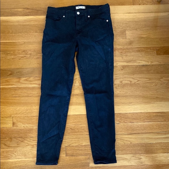 Madewell 9” High Rise Skinny Black Jeans - Picture 3 of 5